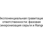Экспоненциальная гравитация ответственности: фазовая синхронизация серьги и Range
